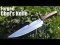 Knife making  forging a chefs knife