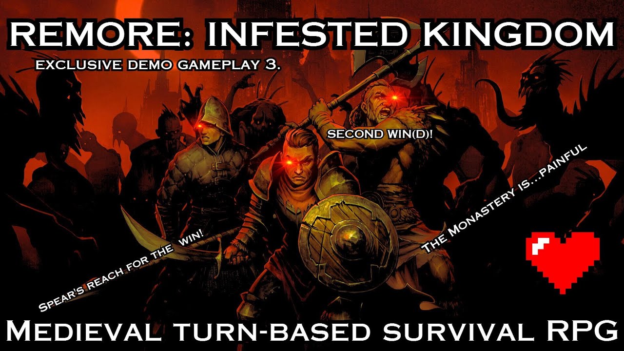 REMORE: INFESTED KINGDOM - Turn-based Pixelated Medieval Survival RPG Exclusive Demo Gameplay 3.