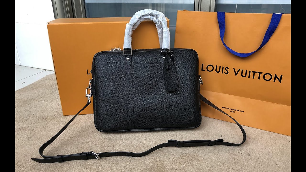 Louis Vuitton Black/Brown Monogram Canvas and Leather Porte-Documents  Voyage PM Briefcase Louis Vuitton