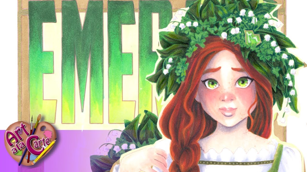 Drawing Emerald  May's Gemstone