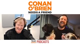 Conan Meets A Golden Ticket Winner's Dogs | Conan O’Brien Needs a Friend