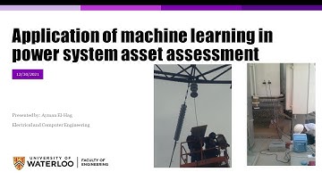 Lecture: Application of machine learning in power system asset assessment- Part 2
