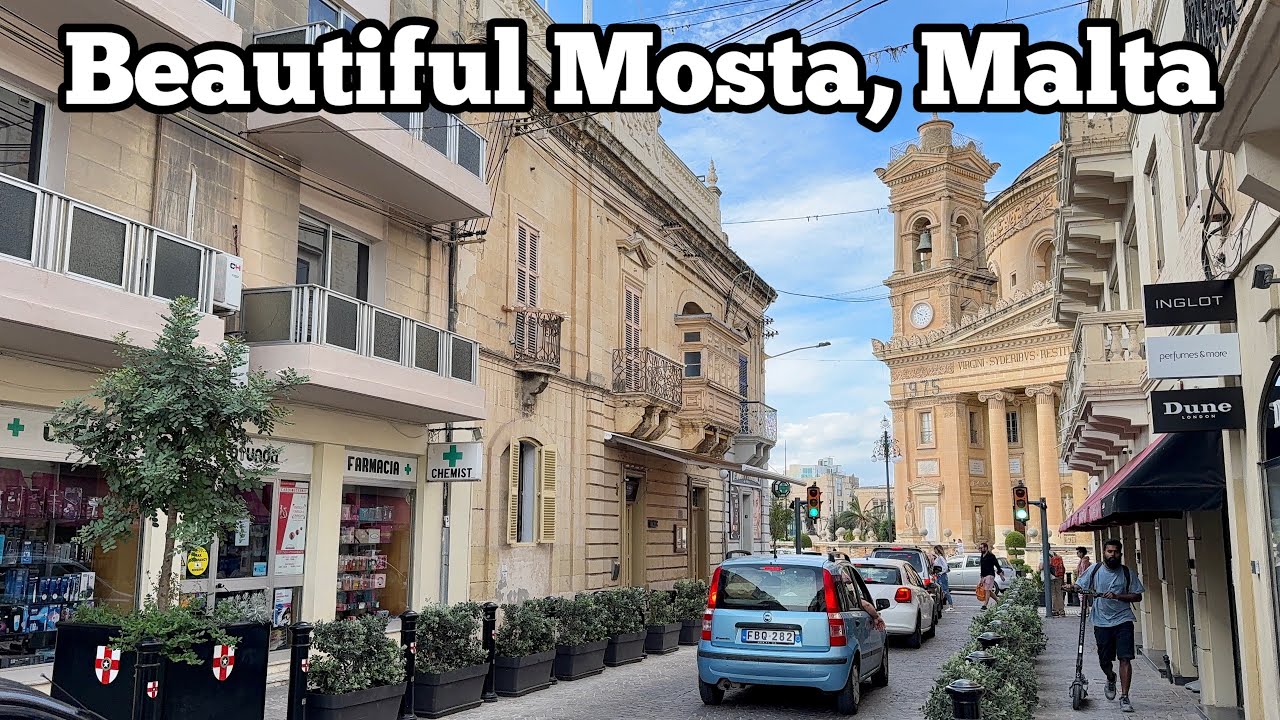 This is a beautiful place to live in Malta - exploring Mosta!