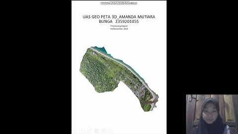 UAS PETA 3D MENGGUNAKAN SOFTWARE AGISOFT SEMPLE 2 DRONE DESA SIKABALUAN
