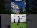 Easy Golf Swing Tip — Trail Eye Lower for Better Contact #golf #golfswing #golftips
