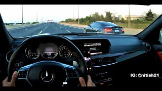 TUNED AUDI S5 THINKS HE CAN TAKE MY C63 AMG