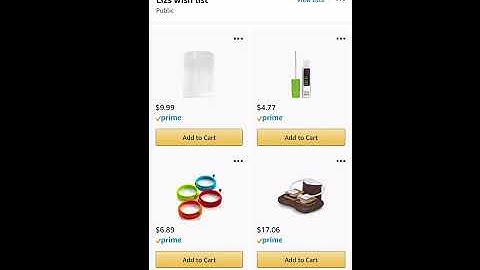 How to share Amazon wish list