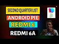 Redmi 6/6a: Android Pie Update List Confirmed for Second Quarter