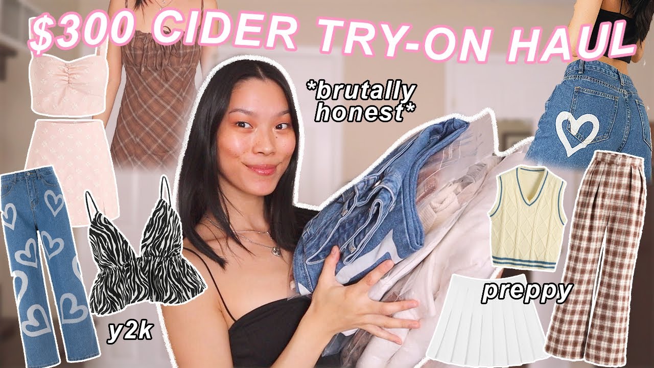 $300 CIDER TRY ON HAUL + discount code *brutally honest review*