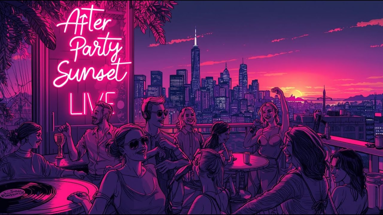 🌆 After Party Sunset LIVE | NuJazz Grooves in Neon City