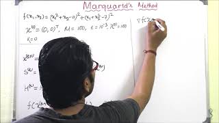 Lecture 49 - Marquardts Method Example Problem Multivariable Optimization