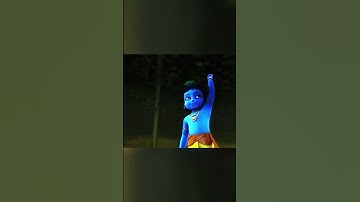 Little Krishna lifting Govardhan hill in one finger #govardhan #shorts #krishnaleela