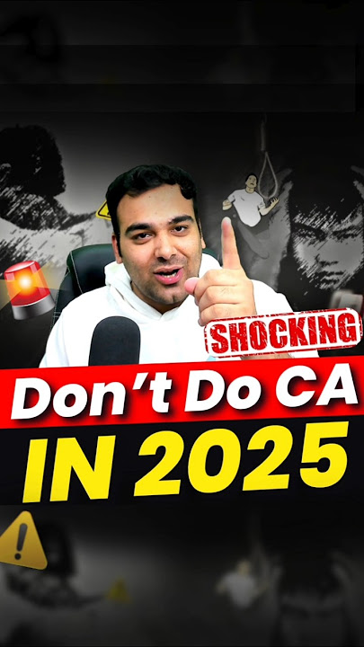 Don't Do CA in 2025 😱 ❌  #shorts