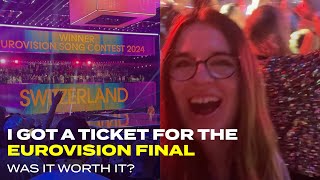 LIVE IN THE AUDIENCE AT EUROVISION FINAL 2024 | was it worth it?
