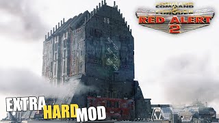 Red Alert 2 | Extra Hard Mod | NUKE THERE, STORM OVER THERE | 1 vs 7 brutal ai
