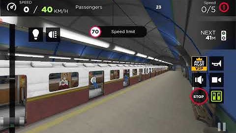 Subway Simulator 3D Insular Line/Yellow Line 81-717.2M Trip to Seaside in a 4-car formation