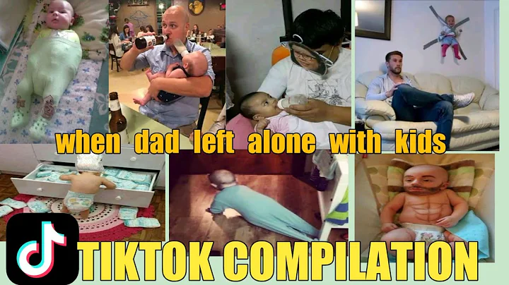 when dad left alone with kids 2022 tiktok compilation