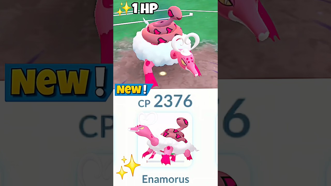 1 HP Therian Enamorus Destroy Grunt Badly in Pokemon Go