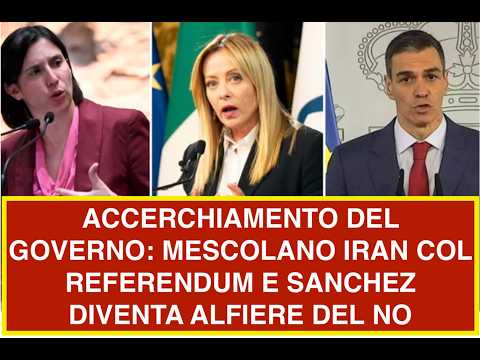 ACCERCHIAMENTO DEL GOVERNO: MESCOLANO IRAN COL REFERENDUM E SANCHEZ DIVENTA ALFIERE DEL NO