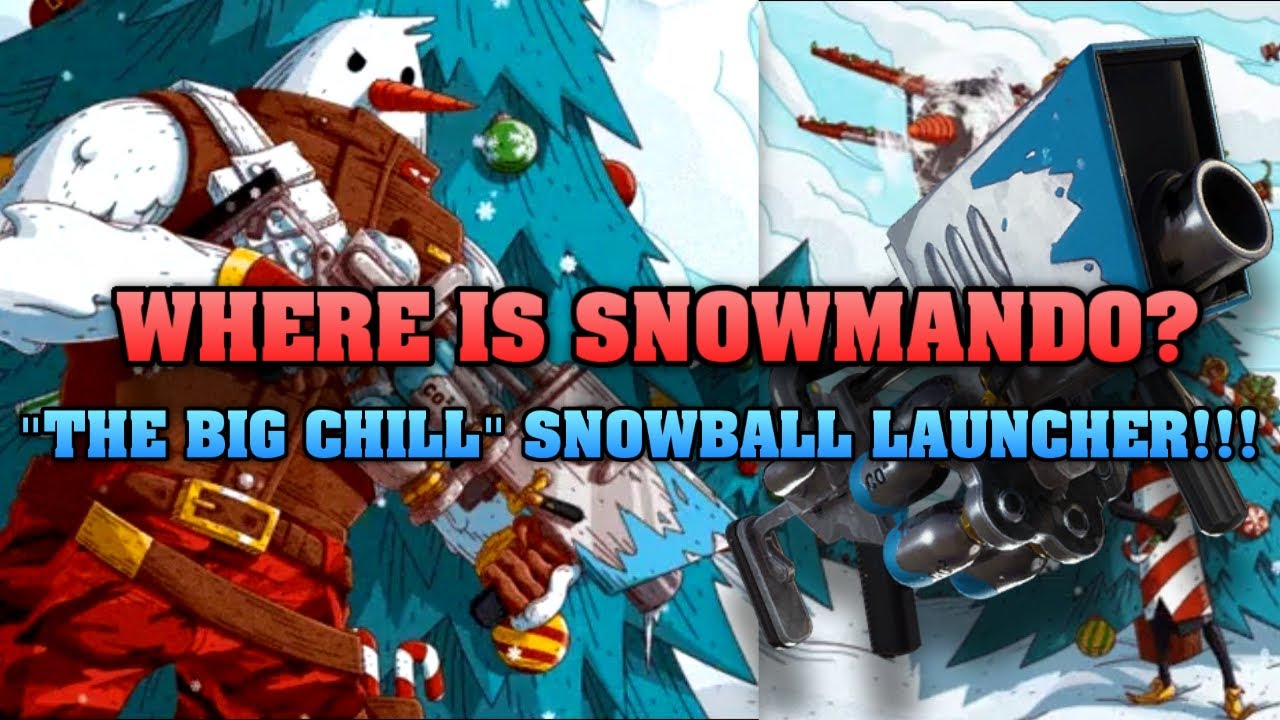 Fortnite: How to Get "The Big Chill" Snowball Launcher - (Exotic Weapons) - Where is Snowmando???