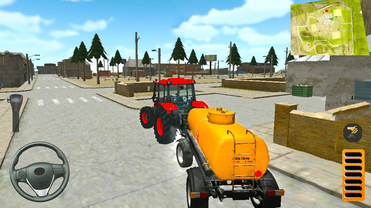 Tractor Driver Farm Simulator Real Farmer Sim 3D Android Gameplay
