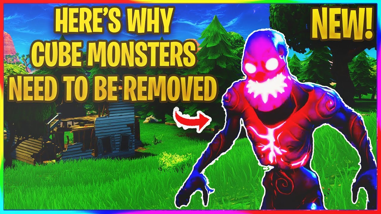*NEW* WHY CUBE MONSTERS NEED TO BE REMOVED IN FORTNITE! | Fortnite Rant