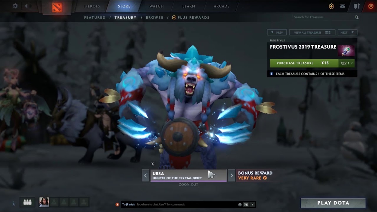 Frostivus Or Frostvirus Winter 2020 Treasure Preview Dota 2 Youtube
