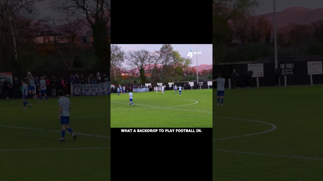What a backdrop to play football in 😍 