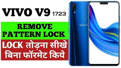 Vivo V9 1723 Unlock without data loss by UMT / pattern lock reset without format 2020