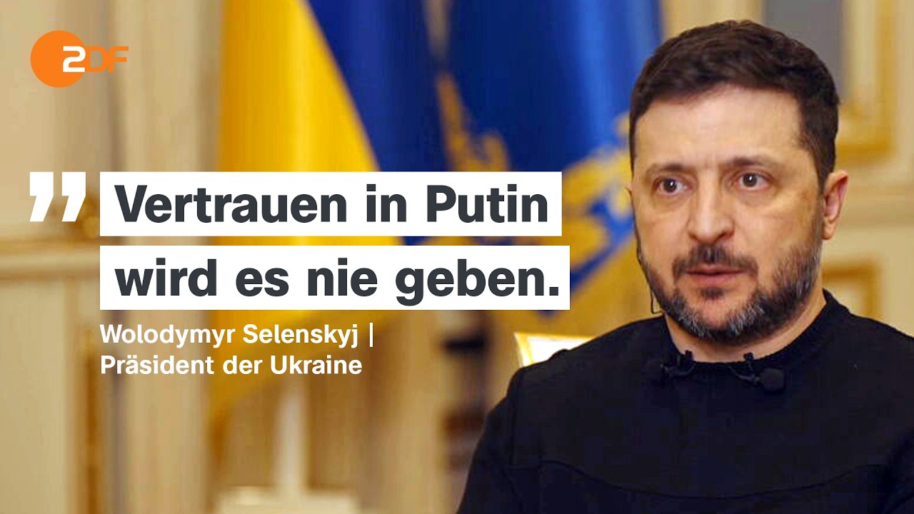 Vier Jahre Krieg: Erschöpfung, Einsamkeit, Vertrauen - Interview mit dem ukrainischen Präsidenten