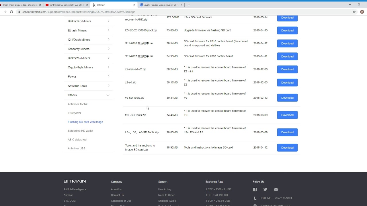 S9 series S9, S9i, S9j, S9 Hydro Control Board Program Recovery – Bitmain Support   Google Chrome 12