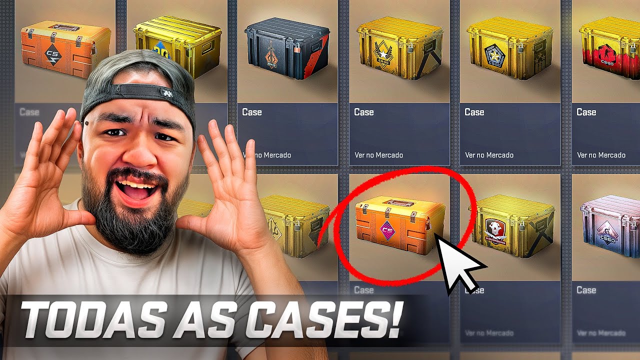 É INACREDITAVEL ISSO... Primeira vez ABRINDO TODAS as CAIXAS do CS!!! - parte 1