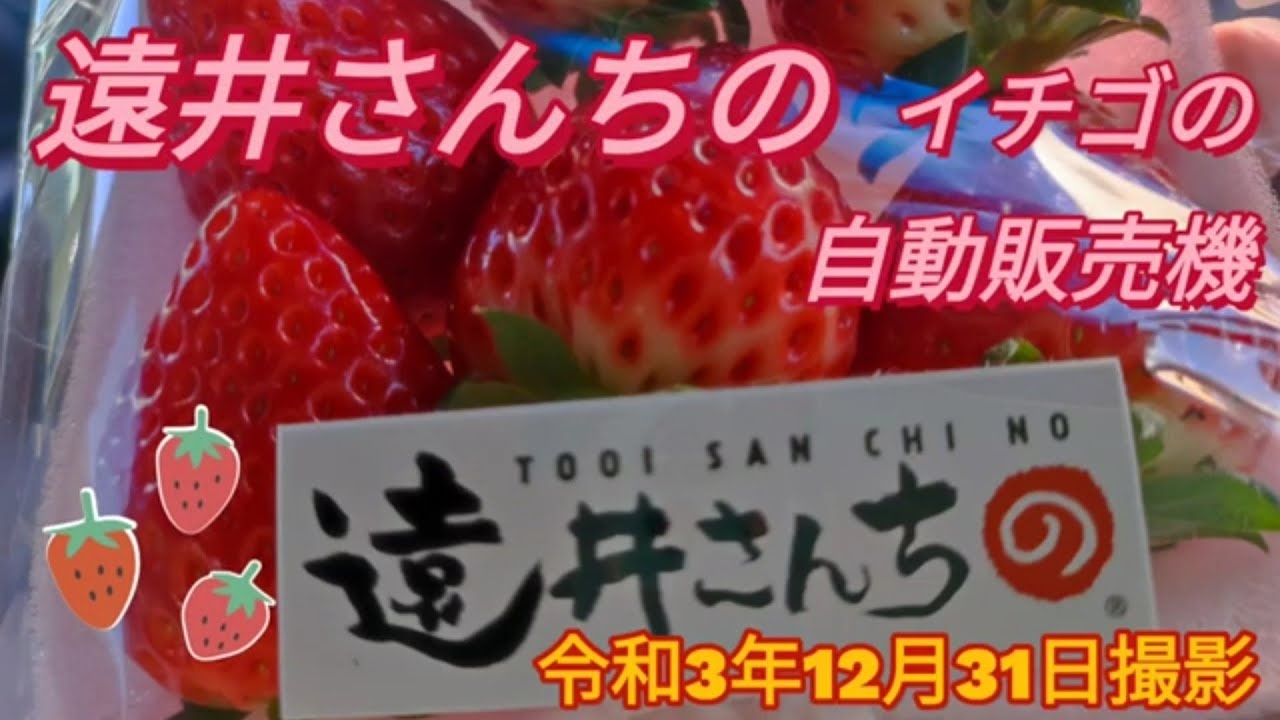 遠井農園のイチゴの自動販売機（小山市） - YouTube
