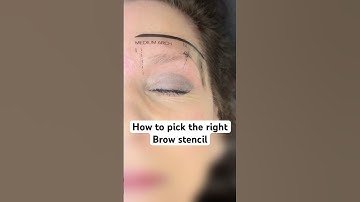 How to pick #brows #stencil #browexpert #eyebrows #browshaping #beauty #browtips #shortsvideos