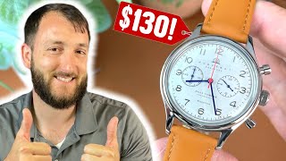 WOW! This Chronograph is only $130!!! by The Town Watch 3,316 views 1 year ago 3 minutes, 39 seconds