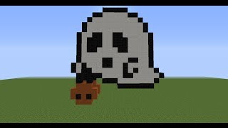 Minecraft Pixel Art Tutorial 88: Ghost