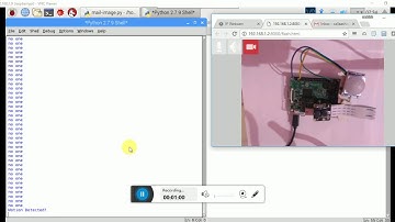 Advance security system using raspberry pi,picamera and PIR sensor