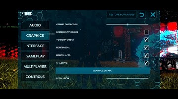 Ark ultimate mobile edition settings 2025