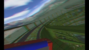 3D Rollercoaster: GreenMine (3D glasses needed) (No Limits Simulator)