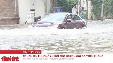 TP.HCM lên phương án đối phó ngập nặng do triều cường