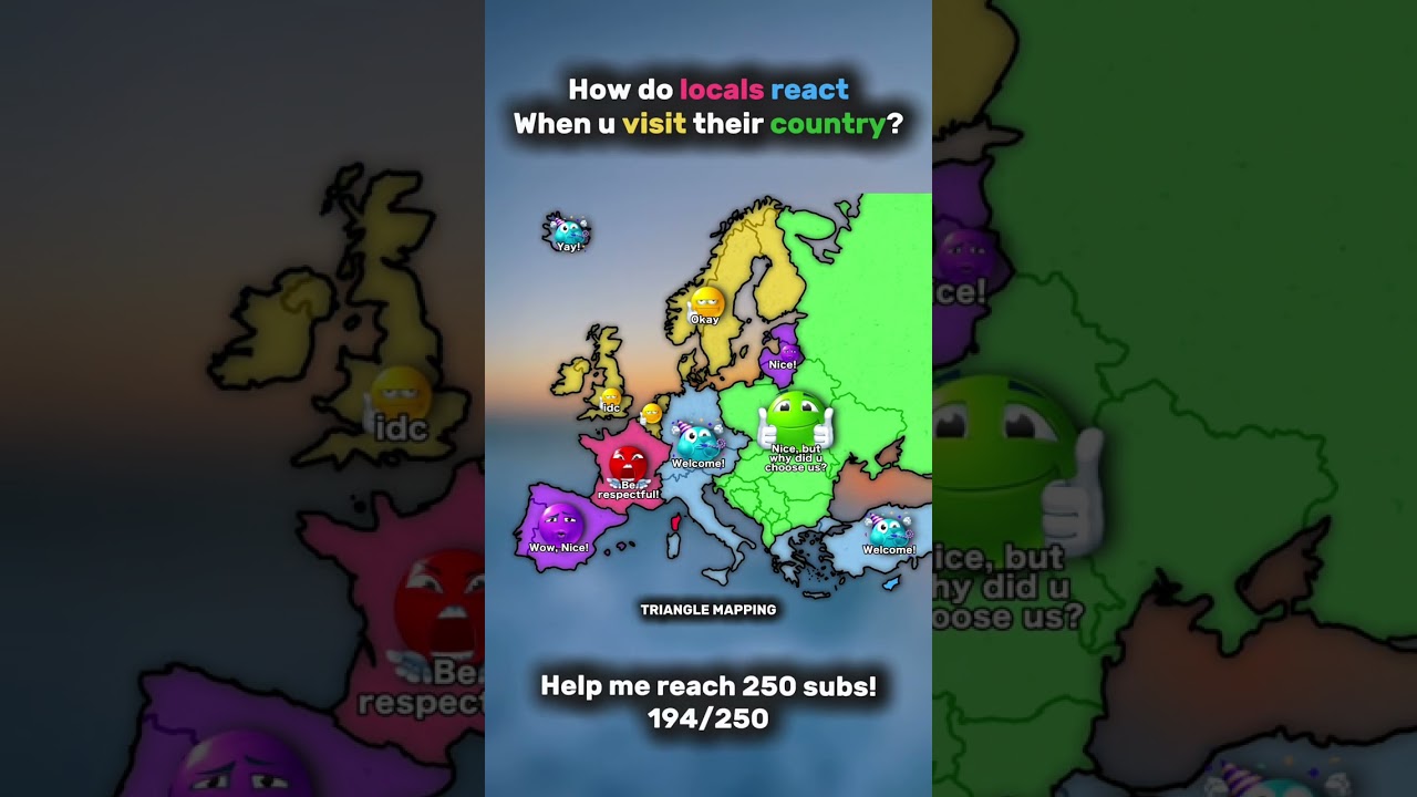 How do locals react when you visit their country