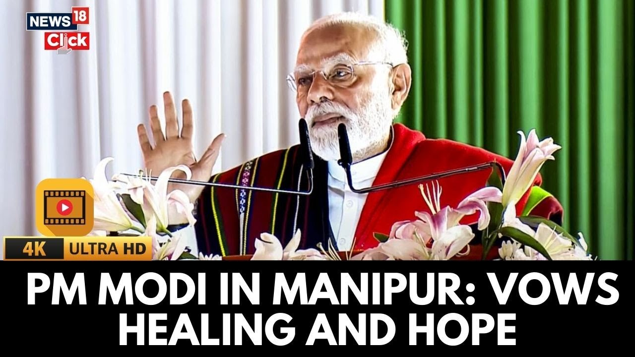 PM Modi Meets Violence-Hit Families in Manipur | Assures Support & Peace Commitment | 4K