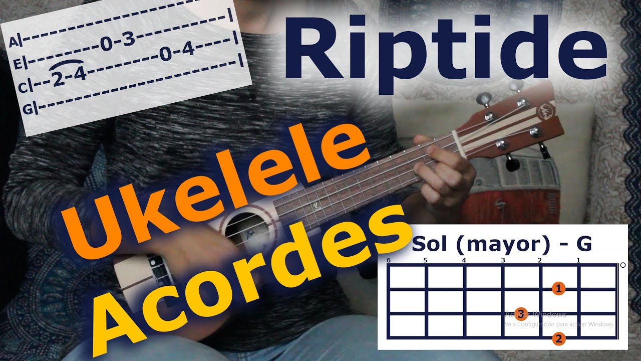 Riptide [ Cover ] UKELELE + Acordes 🪕🪕🪕 - YouTube