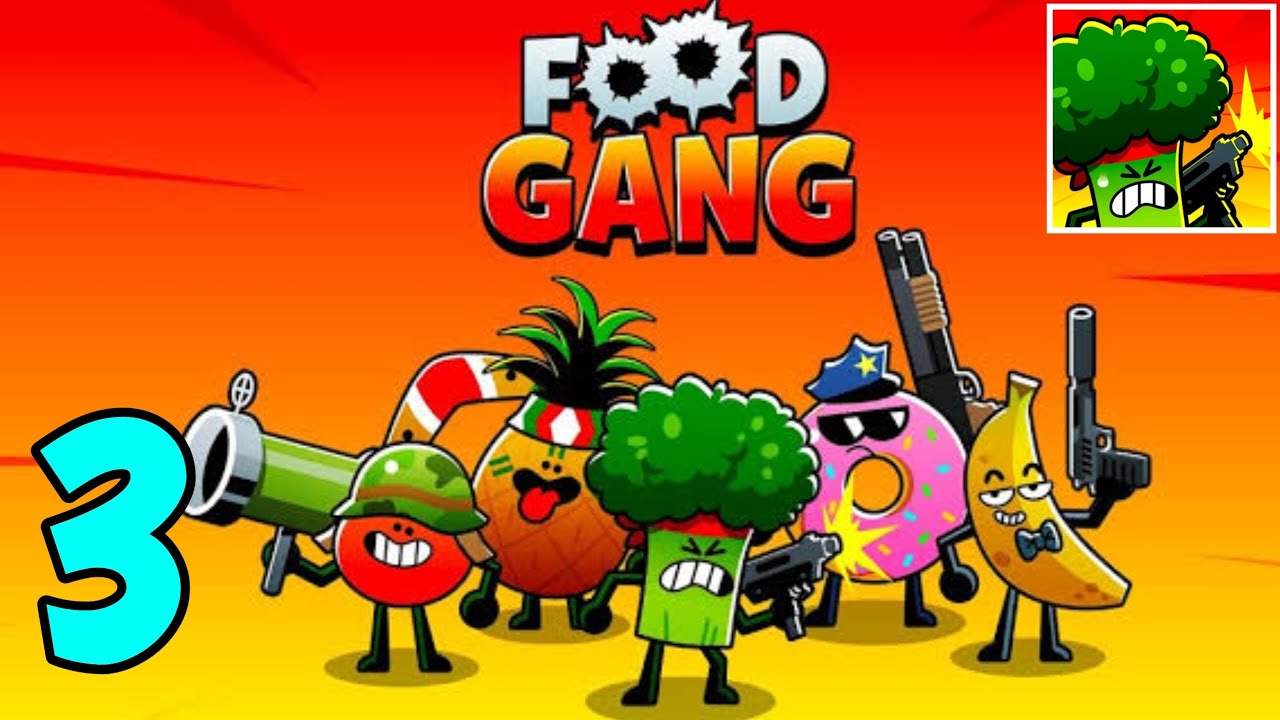 FOOD GANG - gameplay walkthrough - part 3 (android)