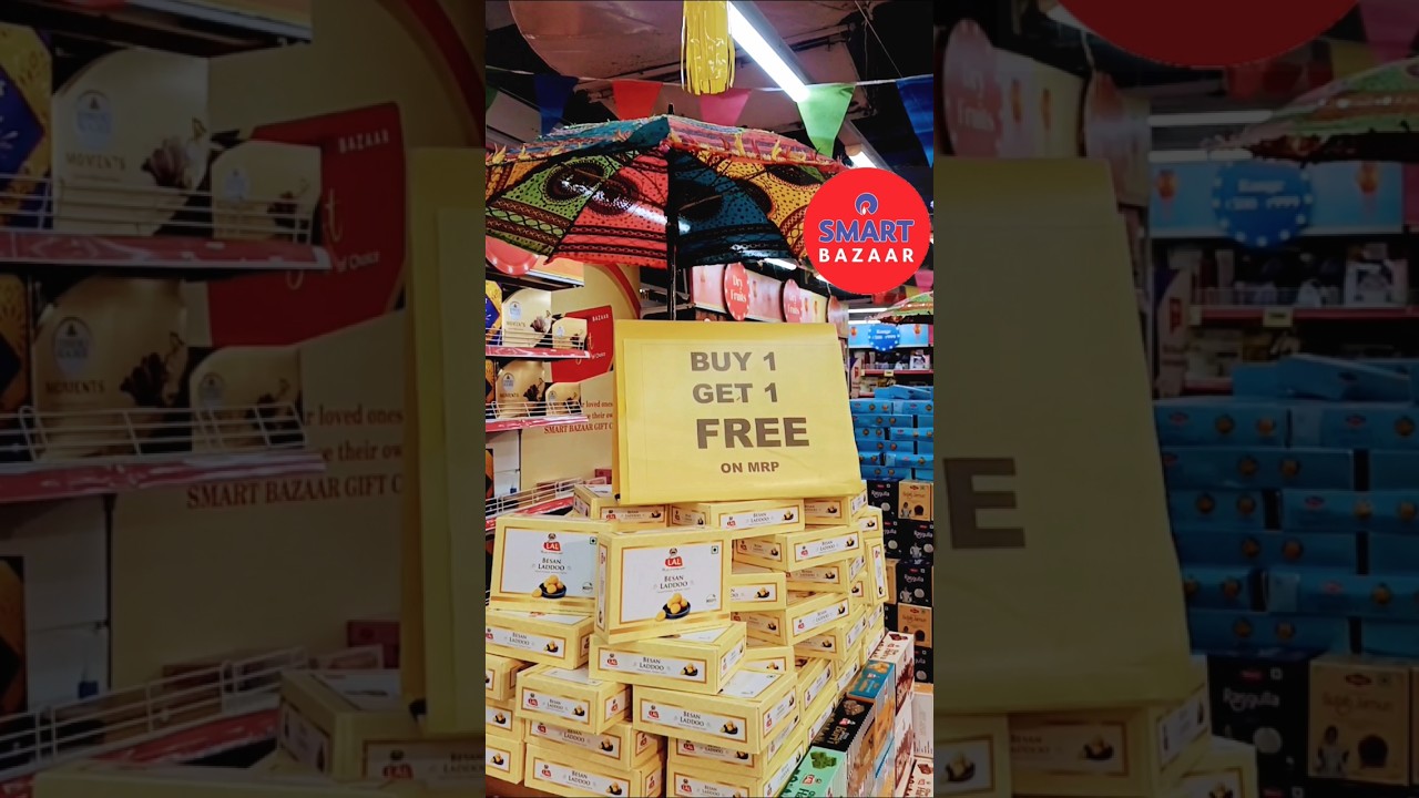 🔥Reliance Smart Bazaar Offers Today  | Besan Laddoo Buy1 Get1 Free On MRP 