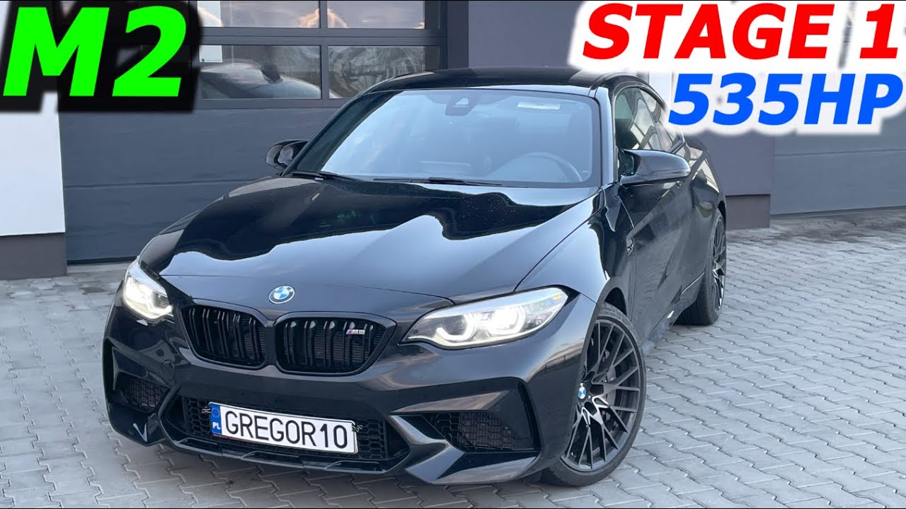 BMW M2 Competition 535HP STAGE 1 S55B30 GREGOR10 410HP Stock DYNO ...