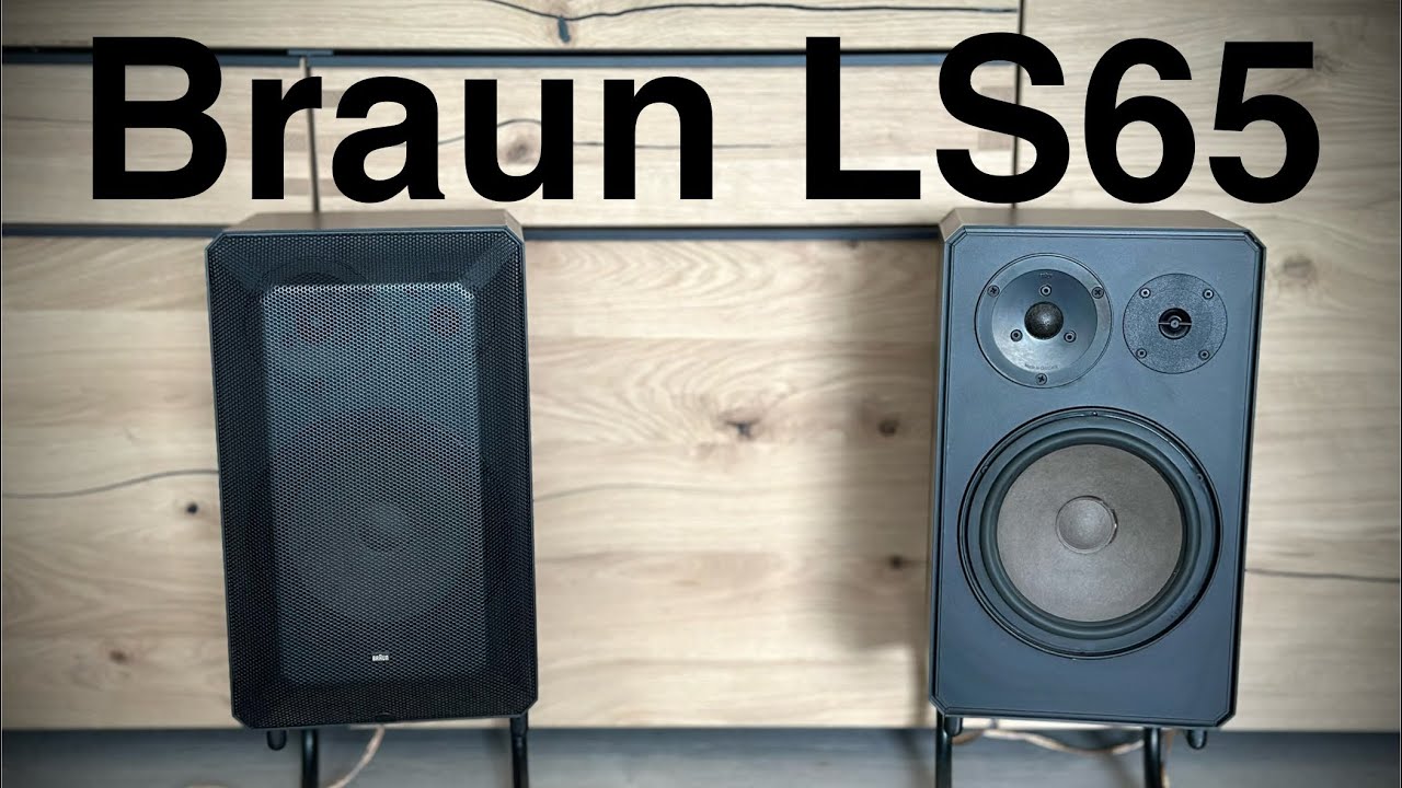 Braun LS 65 speakers Test - YouTube