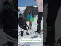 How to Pop Off a Ski Jump Correctly ⛷️ #shorts #skiing