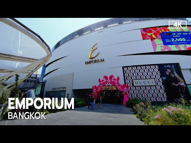 Emporium Bangkok Shopping Mall Walkthrough 2023 [4K] 