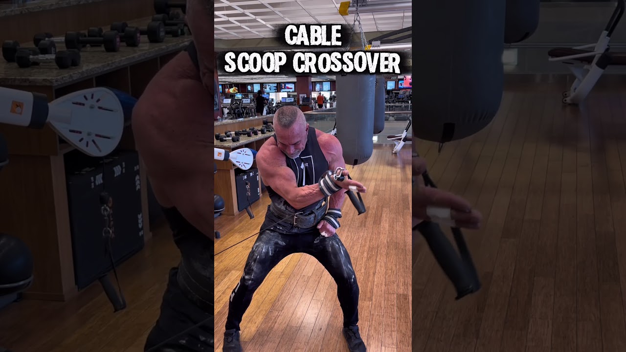 Cable scoop crossovers #workout #motivation #muscle #workouttips #exercise